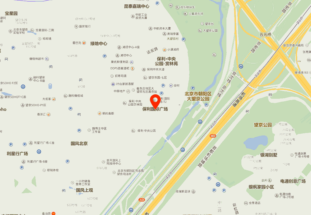 保利国际广场位置地图